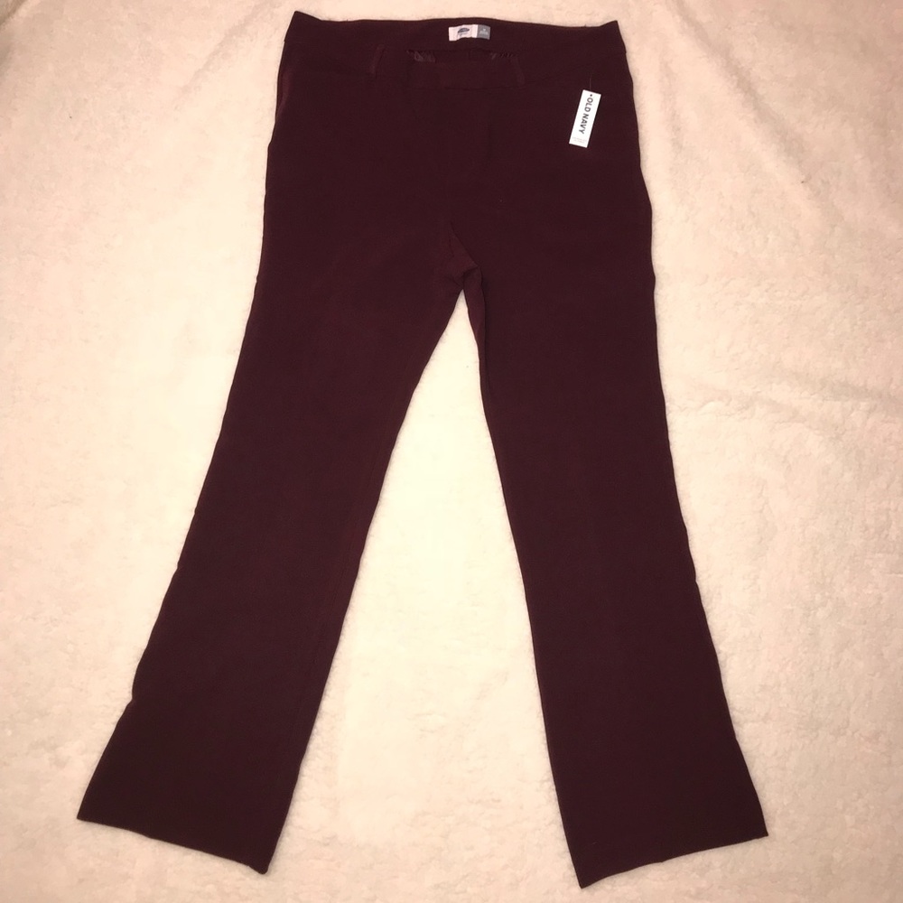 Old Navy bootcut pant NWT Maroon